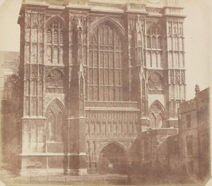 Westminsterské opatství, před květnem 1845.