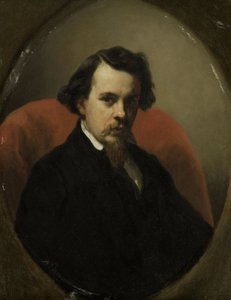 Portrét Charles Henri Joseph Leicker, malíř od Nicolaas Pieneman (signed by artist)