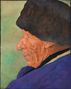 A Mans Head, Volendam, 1904.
