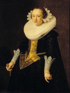 Portrét 22leté ženy, 1628. od Nicolaes Eliasz. Pickenoy