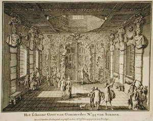 Die Grotte des Ganymedes von Nicolaes Jansz  Visscher