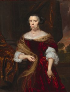 Portrét dámy, 1676. od Nicolaes Maes