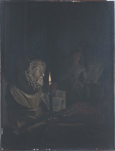 Alegorie hudby a poezie od Nicolaes Muys