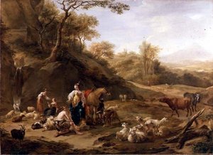 "Granida a Daifilo" od Nicolaes Pietersz. Berchem
