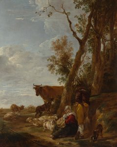 Odpočinek, 1644. od Nicolaes Pietersz. Berchem