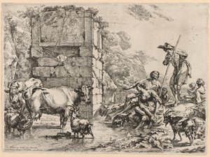 Napajedlo. od Nicolaes Pietersz. Berchem