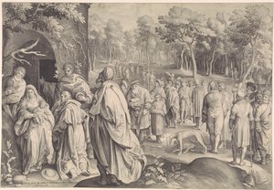 Klanění králů od Nicolaes de Bruyn