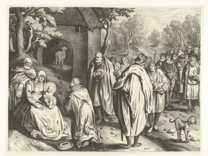 Klanění králů od Nicolaes de Bruyn