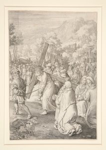 Kristus nesoucí kříž (Pašijový seriál) od Nicolaes de Bruyn
