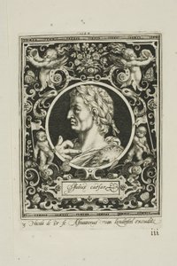 Julius Caesar, třetí deska z knihy Devět hodnostářů od Nicolaes de Bruyn