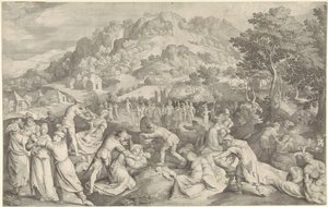 Vražda z Betléma od Nicolaes de Bruyn