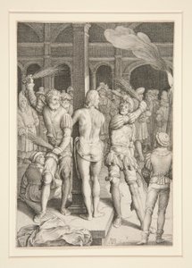 Bičování (série Vášeň) od Nicolaes de Bruyn