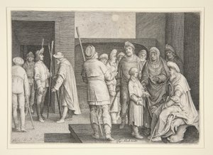Druhý sen Josefa od Nicolaes de Bruyn