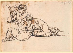 Sapfó a Mytiléna od Nicolai Abildgaard