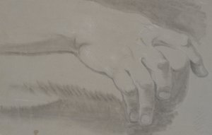 Studie ruky od Nicolai Abildgaard