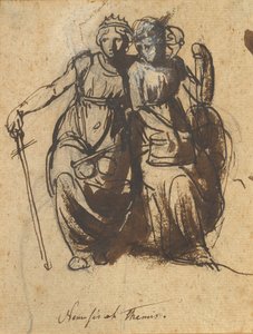 Nemesis a Themis, polovina 18.-začátek 19. století.