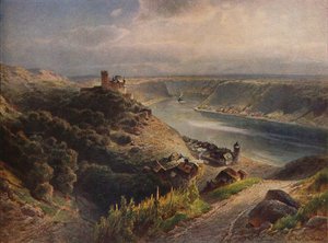 Hrad Katz s výhledem na Lorelei, Hrad Katz s výhledem na Lorelei, 1923.