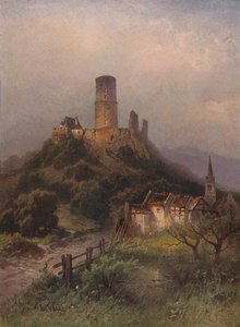 Die Godesburg, hrad Godesburg, 1923.