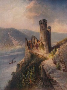 Ruine Ehrenfels, hrad Ehrenfels, 1923.