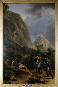 Napoleon ve Fort de Bard - od Nicholas-Antoine Taunay, olejomalba, počátek 19. století.