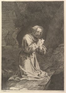 Svatý František z Assisi. od Nicolas Bazin