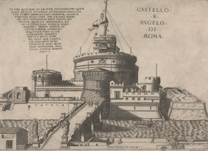 Hrad S. Angelo Římský od Nicolas Beatrizet