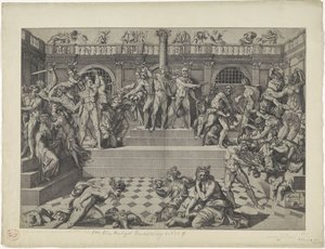Vražda kojenců v Betlémě od Nicolas Beatrizet