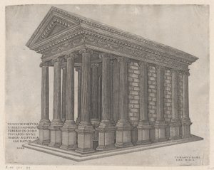 Chrám Fortuna, Řím, 1550., 1550.