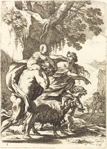 Faun a Bacchante s dítětem od Nicolas Chapron
