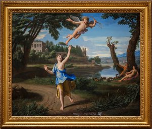 Psyche Abandoned by Cupid, cca 1699 (olej na plátně)