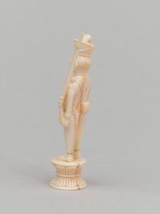 Bílý pěšec, šachová figurka, Indie od Nicolas Guerard