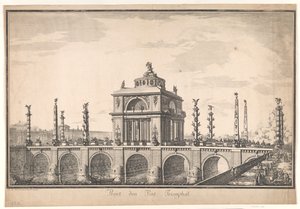Projekt Triumfální most od Nicolas Henri Jardin
