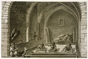 Weaving a Rug, od Volume II Arts and Trades of 