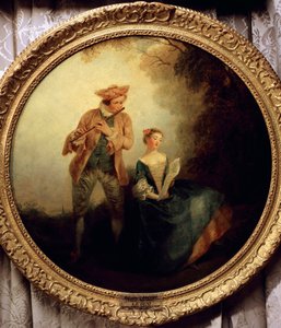 Duet od Nicolase Lancreta (1690-1743). Francie od Nicolas Lancret