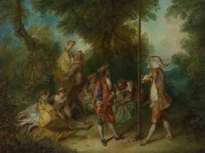 Čtyři věky člověka: Zralost, asi 1735 od Nicolas Lancret