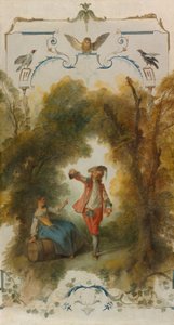 Vinice, asi 1723-27 (olej na plátně) od Nicolas Lancret