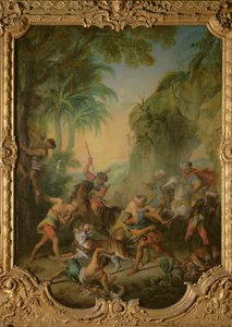 Hon na tygra, 1736 od Nicolas Lancret