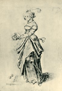 Mladá žena, začátek 16. století, 1943. od Nicolas Manuel Deutsch