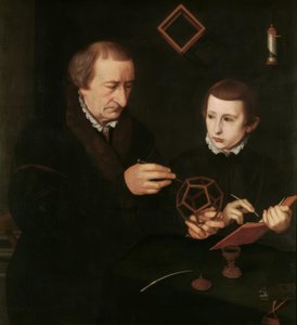 Johannes Neudörfer se svým synem