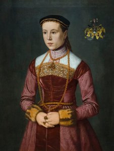 Susanna Stefanová, manželka Wolfganga Furtera, počátek 60. let 15. století (olej na plátně)