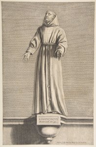 Svatý František.n.d. od Nicolas Pitau