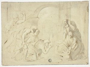 Klanění pastýřů od Nicolas Poussin
