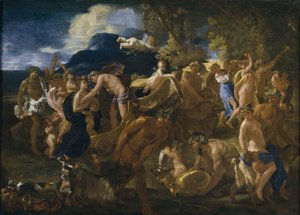 Bacchanal, 1625-1626 od Nicolas Poussin
