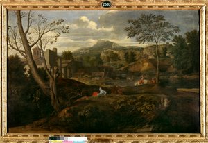 Ideální krajina. Obraz Nicolase Poussina od Nicolas Poussin