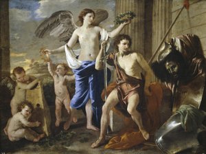 Davidův triumf od Nicolas Poussin