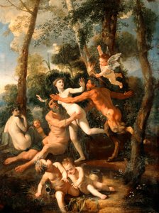 Pan a Syrinx od Nicolas Poussin