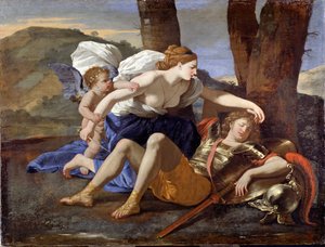 Rinaldo a Armida od Nicolas Poussin