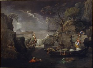 Zima nebo záplava od Nicolas Poussin
