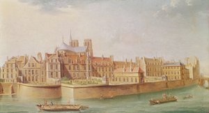 Domy v klášteře Notre-Dame v Paříži