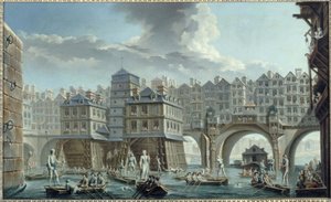 Námořnické klání mezi Pont Notre-Dame a Pont au Change